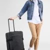 Eastpak TRANVERZ Valise à Roulettes Black Denim Unisex